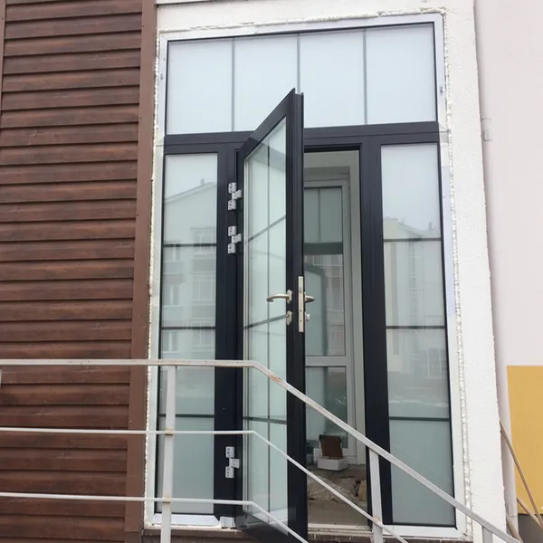 Антивандальная входная дверь в подъезд из алюминиевого профиля ТАТПРОФ