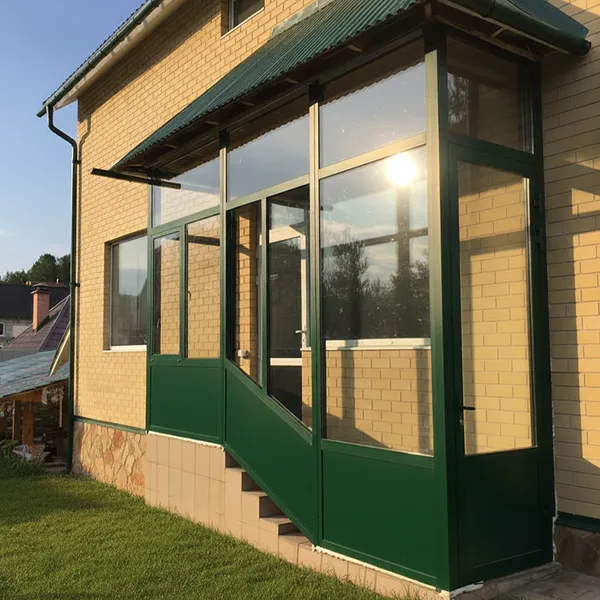 Теплая входная дверь из алюминиевого профиля ТАТПРОФ TDS65 в частном доме Екатеринбург