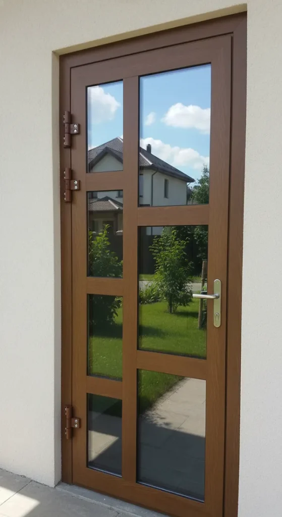 Монтаж входной двери с терморазрывом ТАТПРОФ TDS65 в загородном доме УрФО